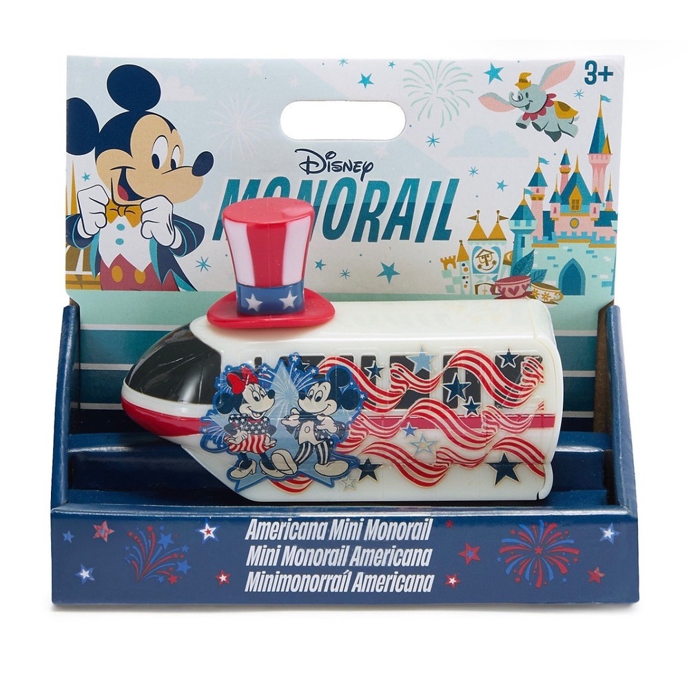 Disney Parks 2026 Mickey&Minnie Americana Mini Monorail Limited Edition Replica